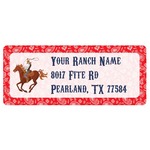 Western Ranch Return Address Labels (Personalized)