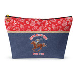 Western Ranch Makeup Bag - Large - 12.5"x7" (Personalized)