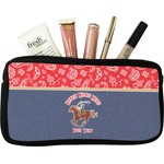 Western Ranch Makeup / Cosmetic Bag - Small (Personalized)