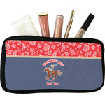 Western Ranch Makeup / Cosmetic Bag - Small (Personalized)