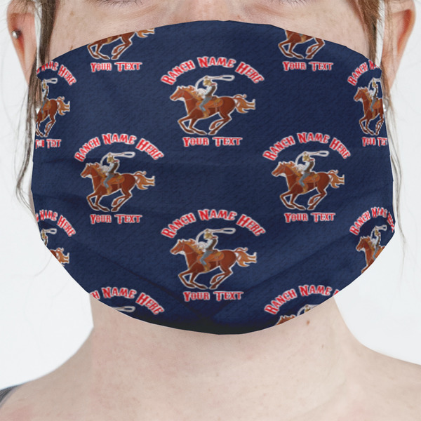 Custom Western Ranch Face Mask Cover (Personalized)