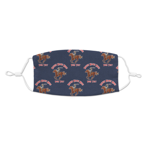 Custom Western Ranch Kid's Cloth Face Mask - Standard (Personalized)