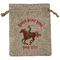 Western Ranch Burlap Gift Bag (Personalized)