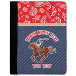 Western Ranch Notebook Padfolio w/ Name or Text