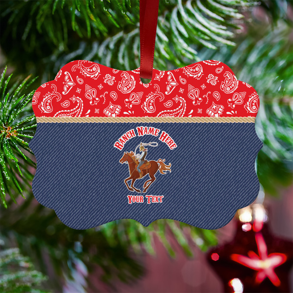 Western Ranch Metal Benilux Ornament - Lifestyle