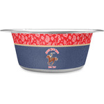 Western Ranch Stainless Steel Dog Bowl - Small (Personalized)