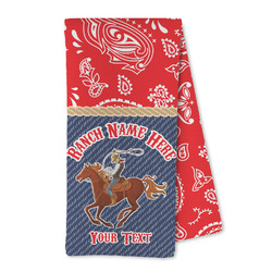 Western Ranch Kitchen Towel - Microfiber (Personalized)