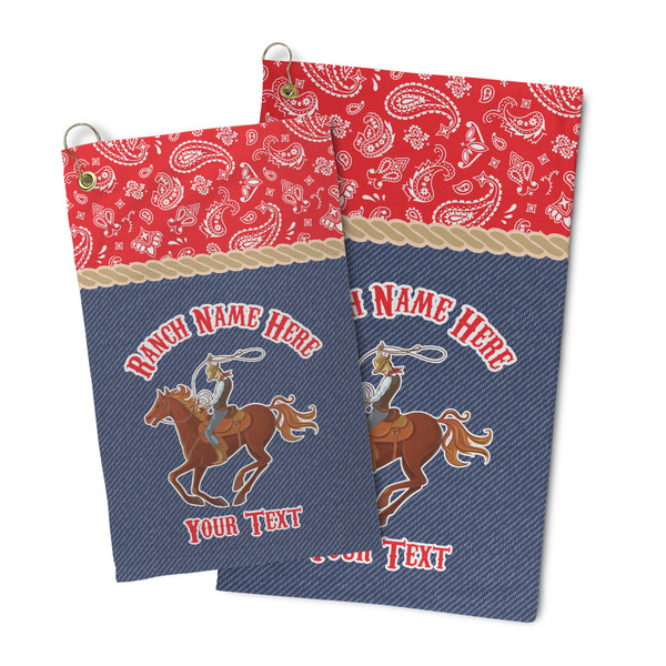 Western Ranch Microfiber Golf Towel - PARENT/MAIN