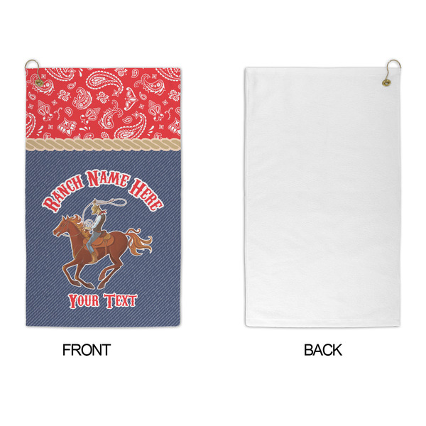 Western Ranch Microfiber Golf Towels - APPROVAL
