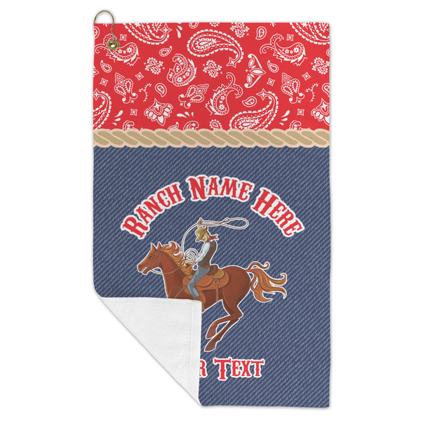 Western Ranch Microfiber Golf Towels - FOLD