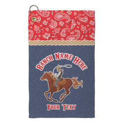 Western Ranch Microfiber Golf Towel - Small (Personalized)