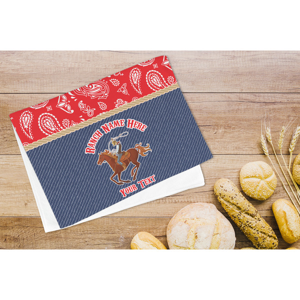 Western Ranch Microfiber Kitchen Towel - LIFESTYLE