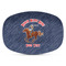 Western Ranch Plastic Platter - Microwave & Oven Safe Composite Polymer (Personalized)