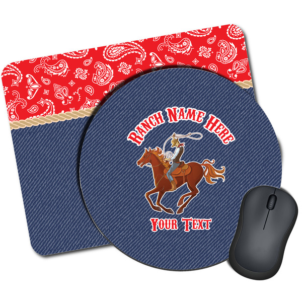 Custom Western Ranch Mouse Pad (Personalized)