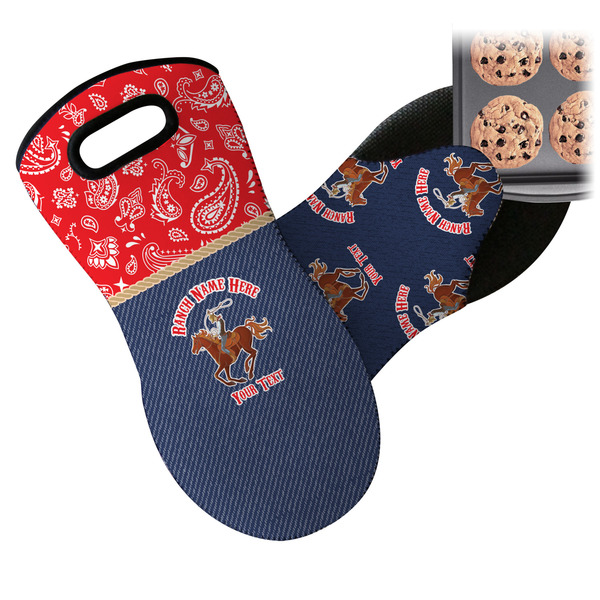 Western Ranch Neoprene Oven Mitt