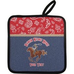 Western Ranch Pot Holder w/ Name or Text