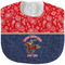 Western Ranch New Baby Bib - Closed and Folded