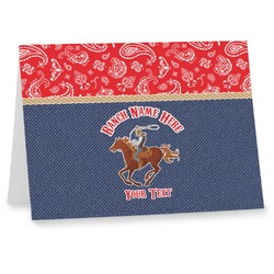 Western Ranch Note cards (Personalized)
