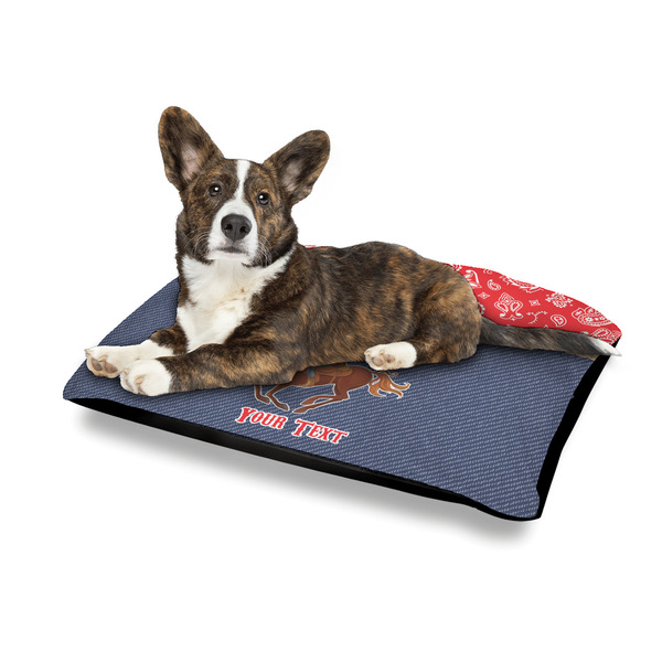 Western Ranch Outdoor Dog Beds - Medium - IN CONTEXT