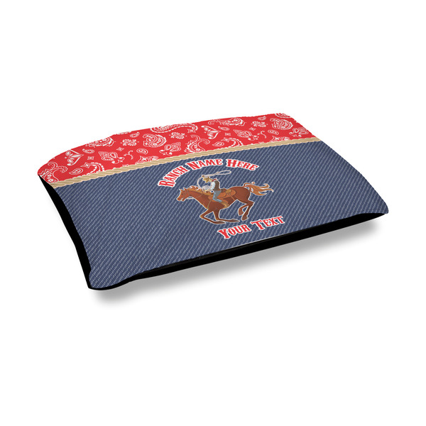 Custom Western Ranch Outdoor Dog Bed - Medium (Personalized)