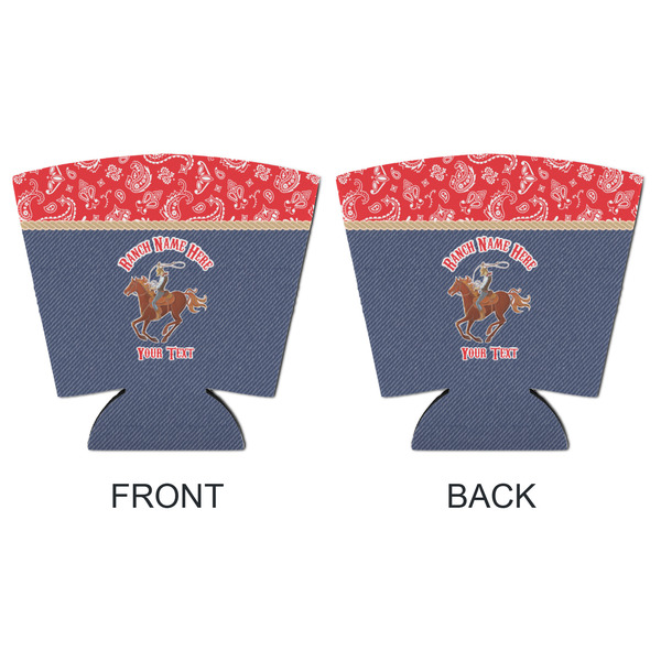 Western Ranch Party Cup Sleeves - with bottom - APPROVAL