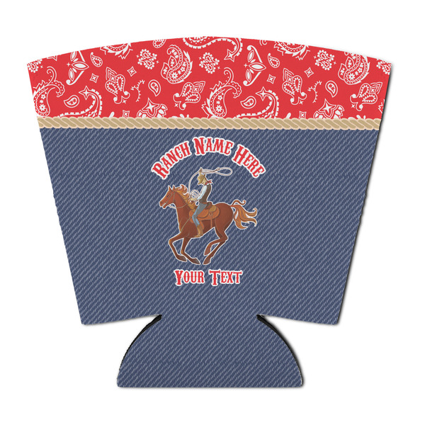Custom Western Ranch Party Cup Sleeve - with Bottom (Personalized)
