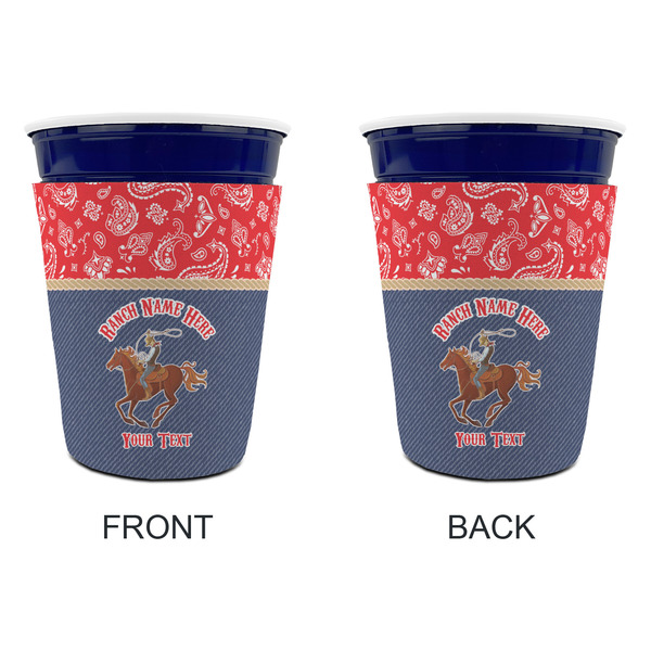 Western Ranch Party Cup Sleeves - without bottom - Approval