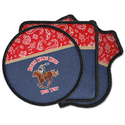 Western Ranch Iron on Patches (Personalized)