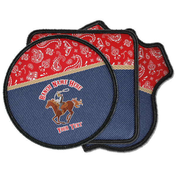 Custom Western Ranch Iron on Patches (Personalized)