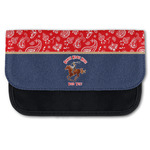 Western Ranch Canvas Pencil Case w/ Name or Text