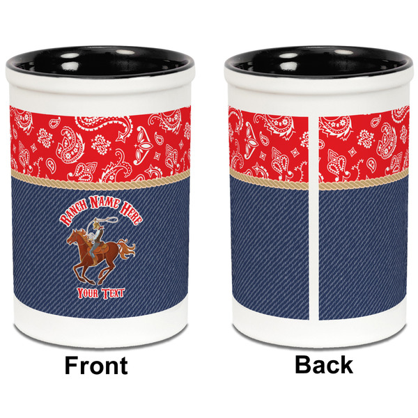 Western Ranch Pencil Holder - Black - approval