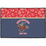 Western Ranch Door Mat - 36"x24" (Personalized)