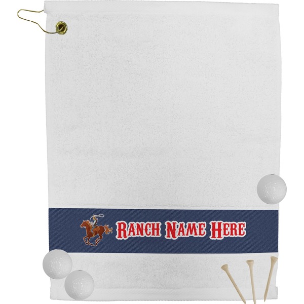 Custom Western Ranch Golf Bag Towel (Personalized)
