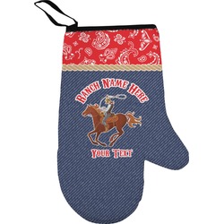 Western Ranch Oven Mitt (Personalized)