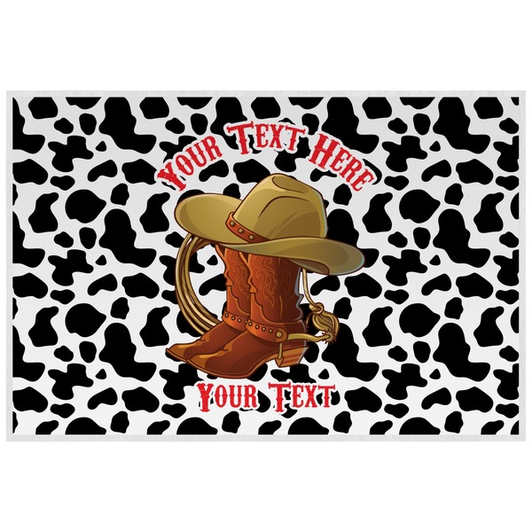 Western Ranch Personalized Placemat (Back)