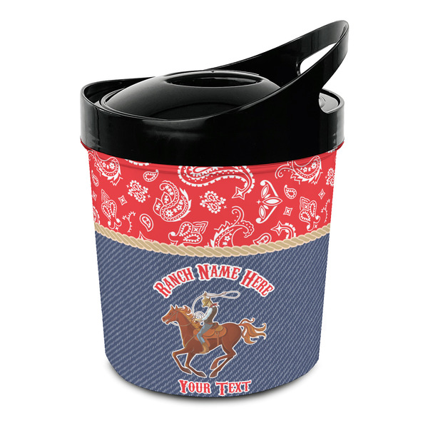 Custom Western Ranch Plastic Ice Bucket (Personalized)