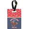 Western Ranch Plastic Luggage Tag - Rectangular w/ Name or Text