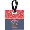 Western Ranch Personalized Square Luggage Tag