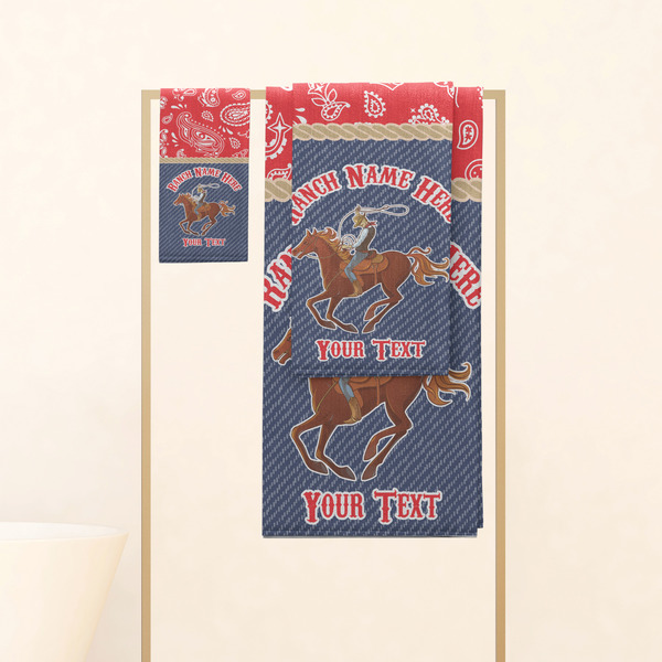 Western Ranch Personalized Towel Set