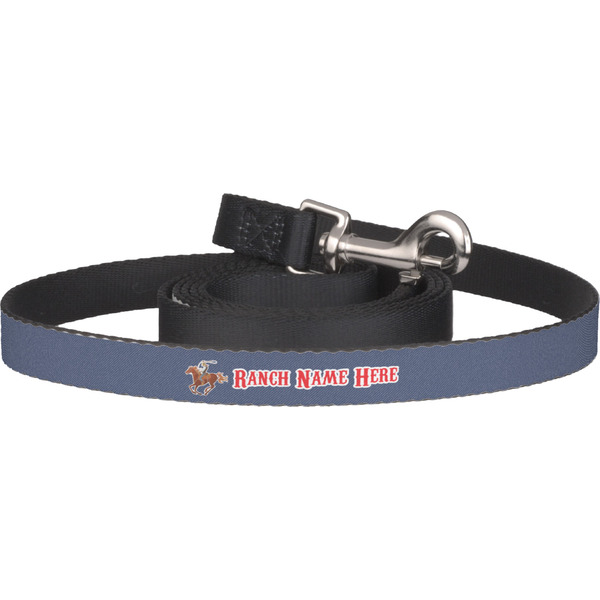 Custom Western Ranch Dog Leash (Personalized)
