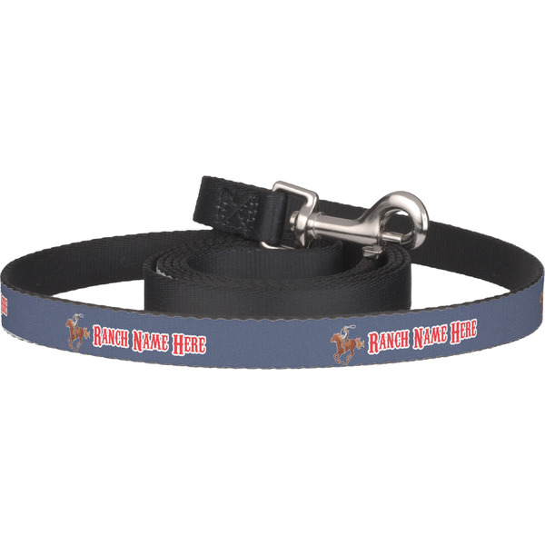 Custom Western Ranch Dog Leash (Personalized)