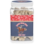 Western Ranch Dog Treat Jar (Personalized)
