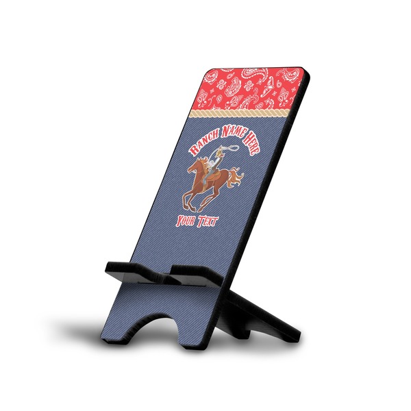 Custom Western Ranch Cell Phone Stand (Personalized)