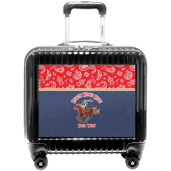 Custom Western Ranch Pilot / Flight Suitcase (Personalized)