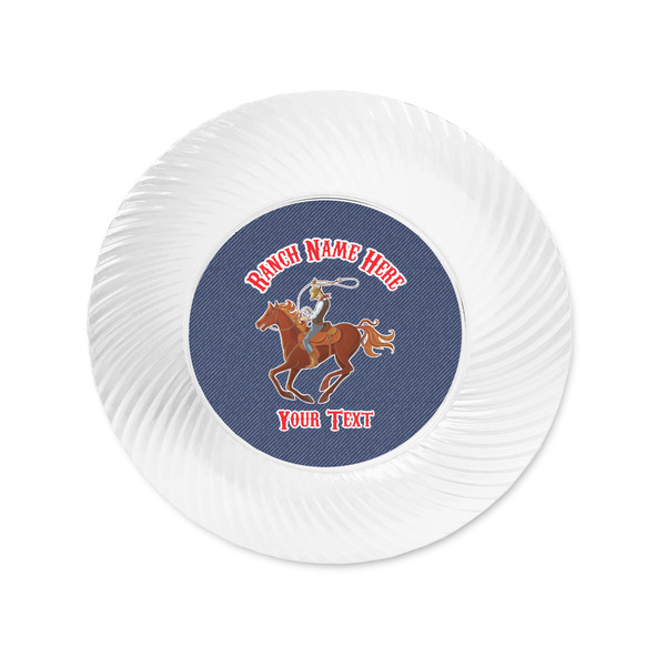 Western Ranch Plastic Party Appetizer & Dessert Plates - Approval
