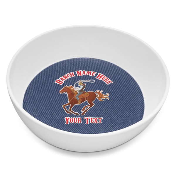 Custom Western Ranch Melamine Bowl - 8 oz (Personalized)