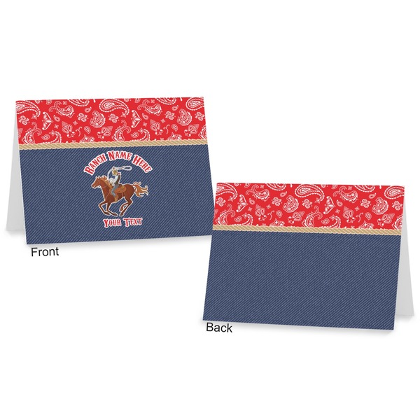 Western Ranch Postcard - Front and Back