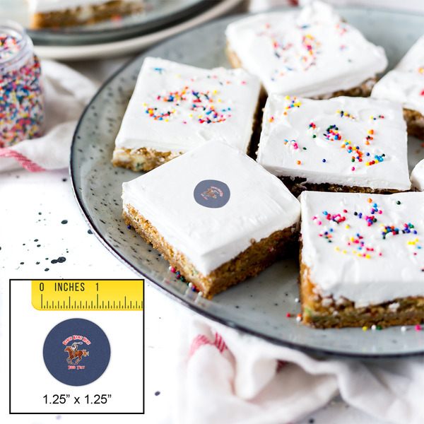 Western Ranch Printed Icing Circle - XSmall - In Context