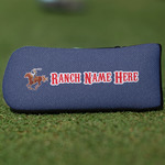 Western Ranch Blade Putter Cover (Personalized)