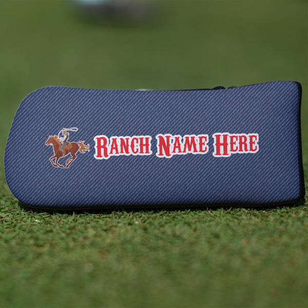 Custom Western Ranch Blade Putter Cover (Personalized)